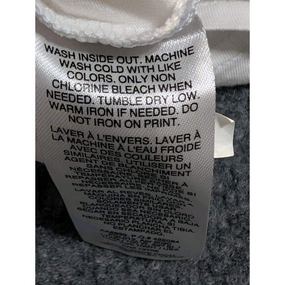 Adidas Long Sleeve T-Shirt Womens  Extra Large White Logo Striped Mountain Logo - Picture 10 of 11